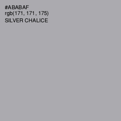 #ABABAF - Silver Chalice Color Image